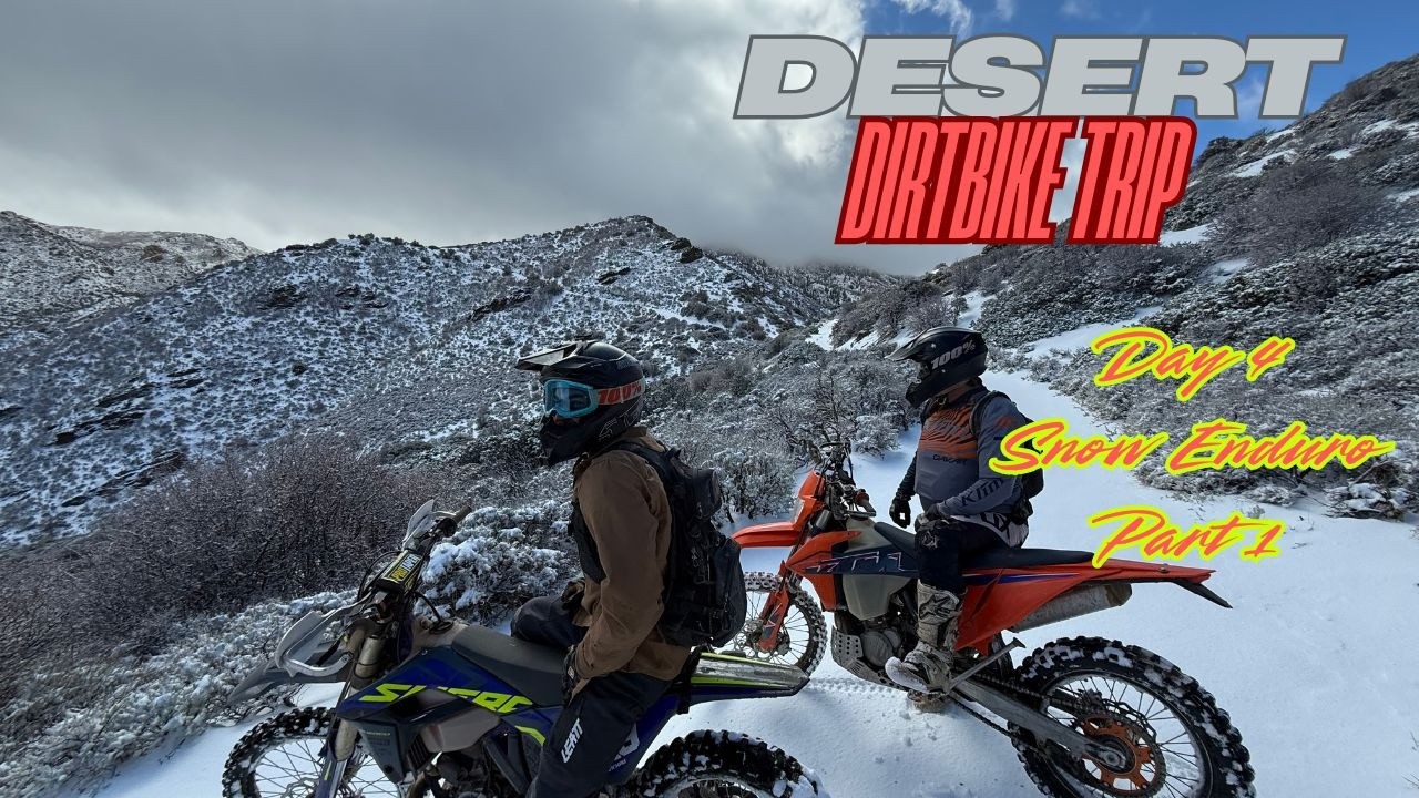 Desert Dirtbike Trip 2026 - SNOW in the High Desert!