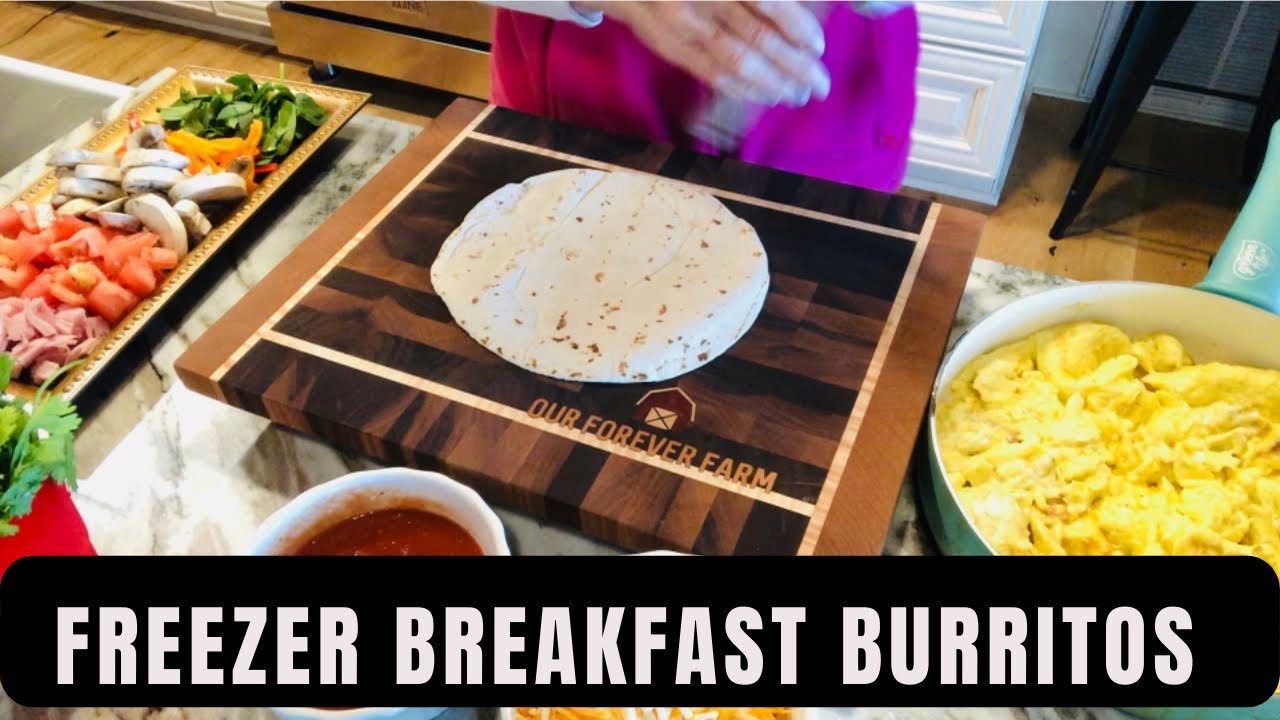 Breakfast Burritos Fast Freezer Meals At Home Make Ahead 