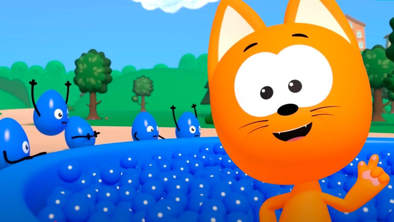 Котенок Котэ - Kote Kitty 🍦 Learn colors with Balloons and Surprise Eggs | बच्चों के लिए कार्टून