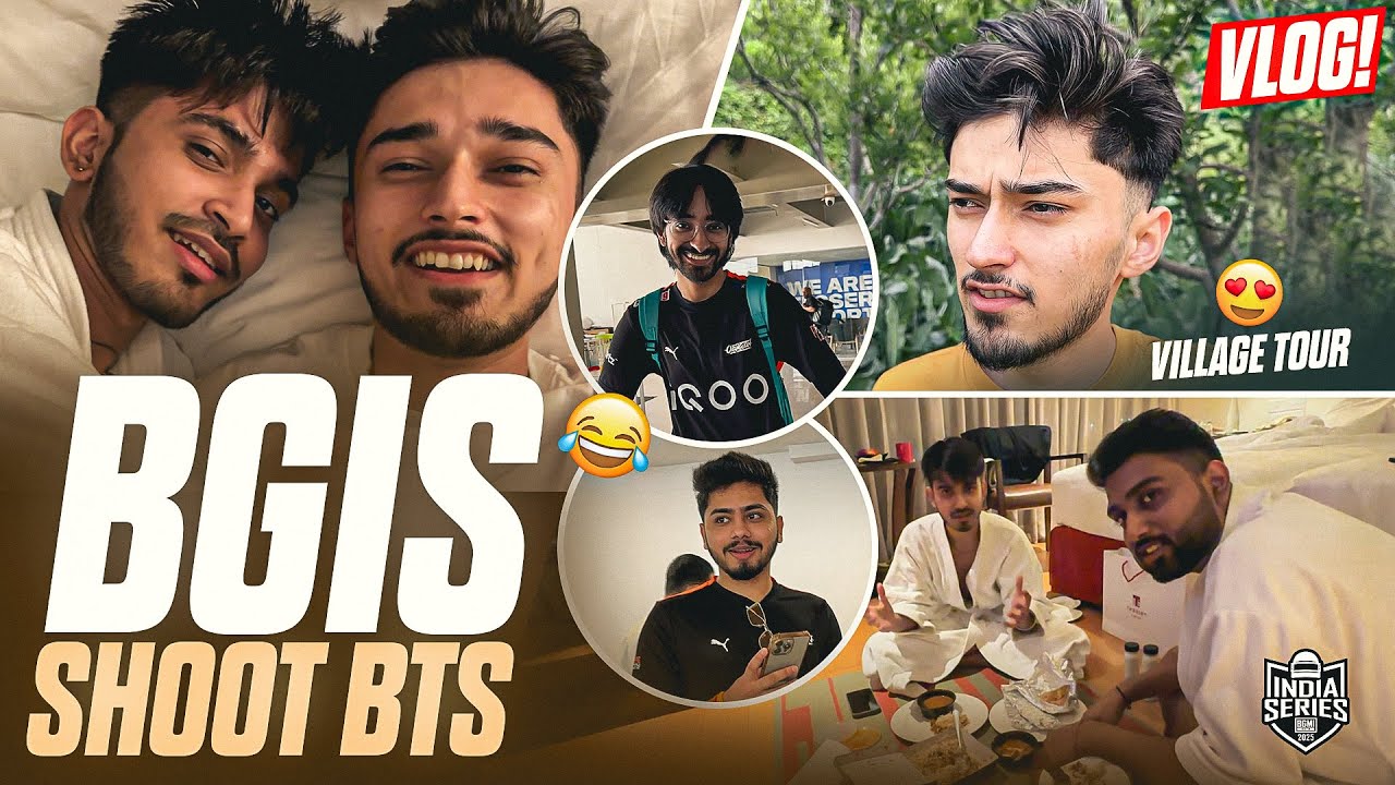 MEET AND GREET WITH BGMI ATHLETES | VILLAGE TOUR | BGIS SHOOT BTS  |