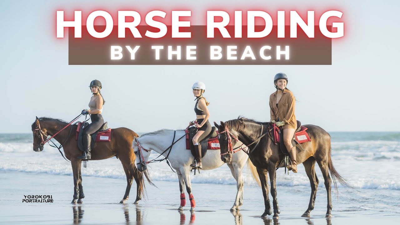 Horse Riding By The Beach