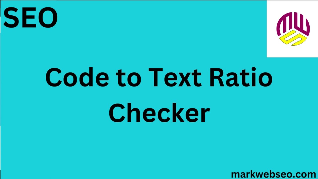 How to Use Code into Text Ratio Checker Tool