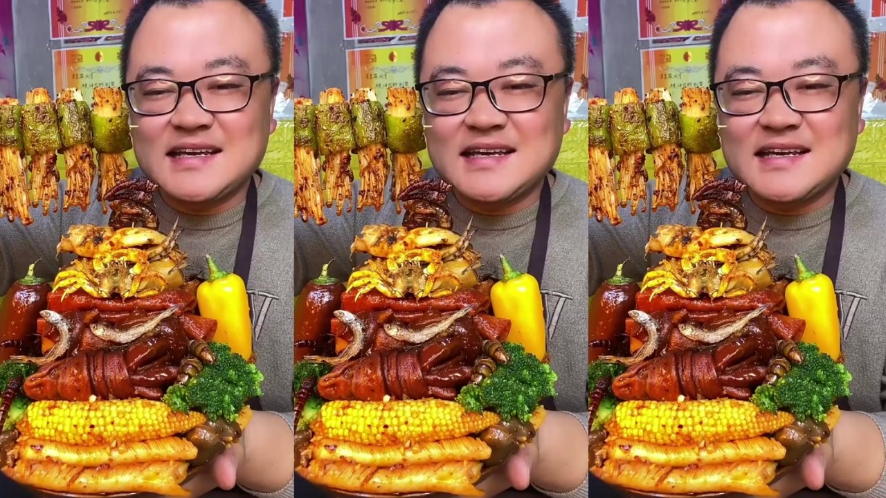 Satisfying Rural ASMR Pork Ribs, Crispy Pork & Seafood