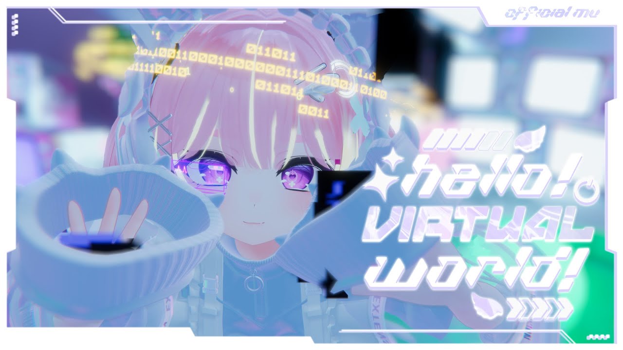 【3D MV】Hello! Virtual World! / Tennyo Yui 【original song】