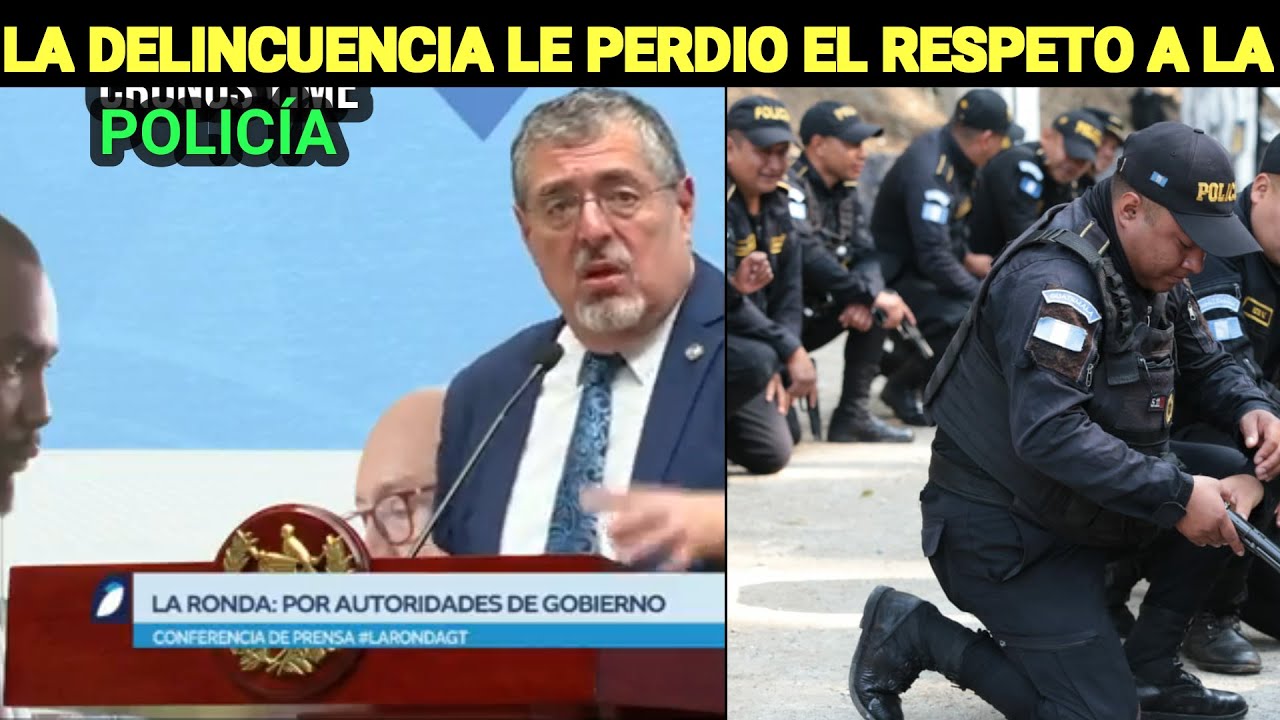 REPORTERO LE DICE A BERNARDO AR&Eacute;VALO QUE LA D3L1NCU3NCIA LE PERDIO EL R3SP3TO A LA PNC GUATEMALA