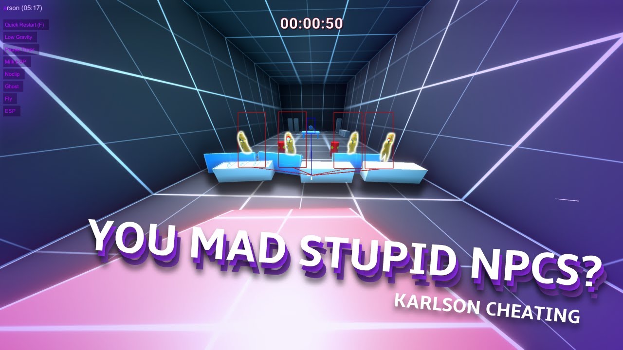 Blatantly abusing Karlson with hacks (game)