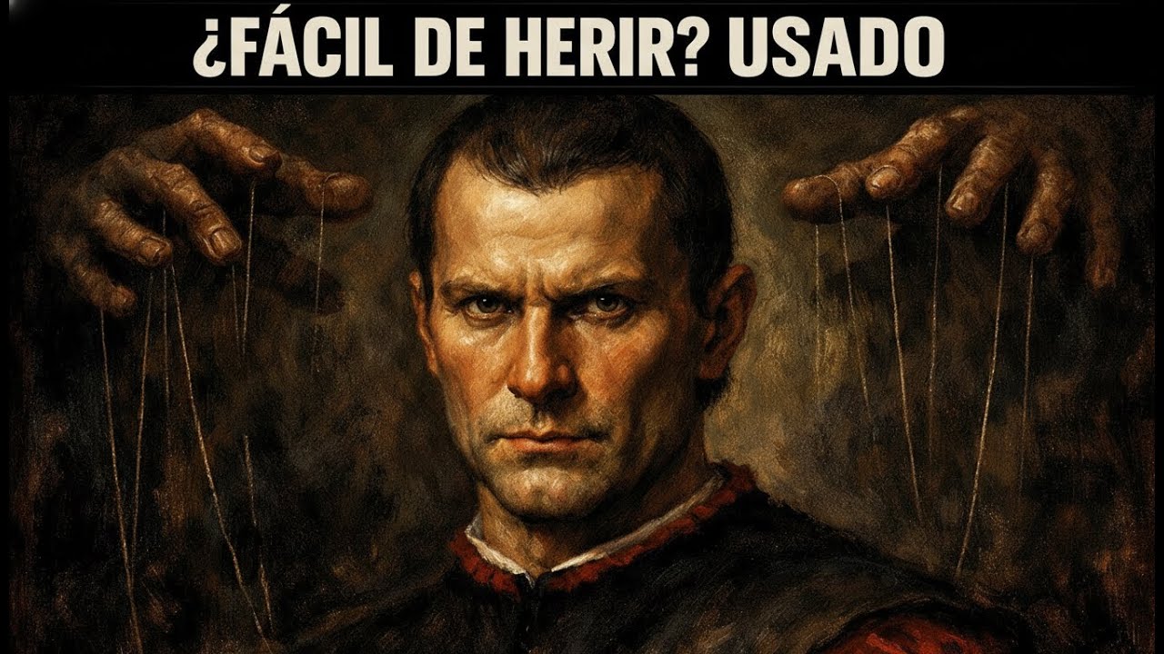 Si te hieren fácilmente, eres fácil de usar — Así es como lo hacen — Maquiavelo