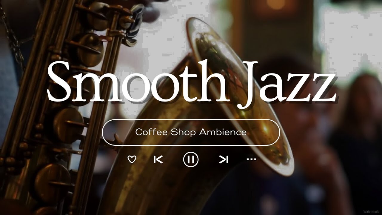 Winter Jazz Music ⛄ Outdoor Coffee Shop Ambience with Relaxing Jazz Background Music for Work, Study
