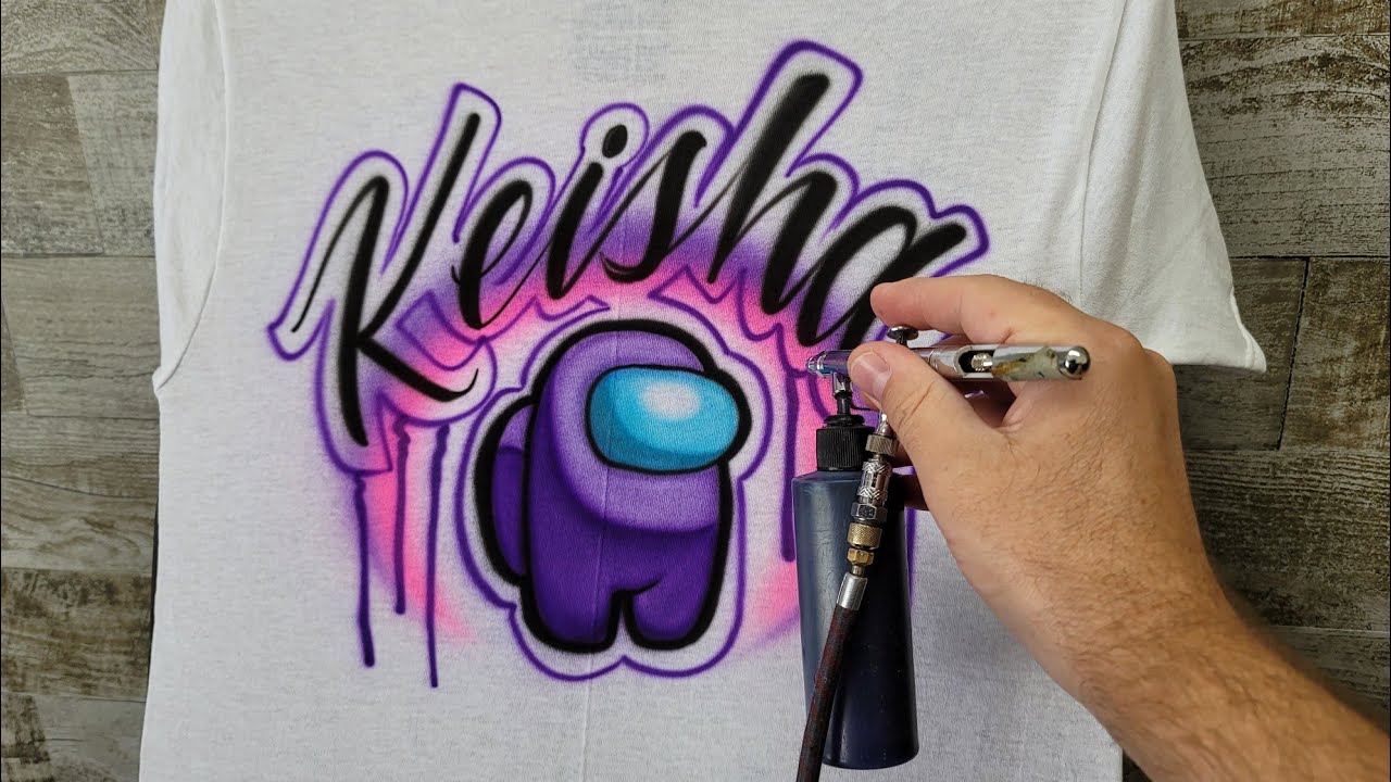 Amungus airbrush t-shirt