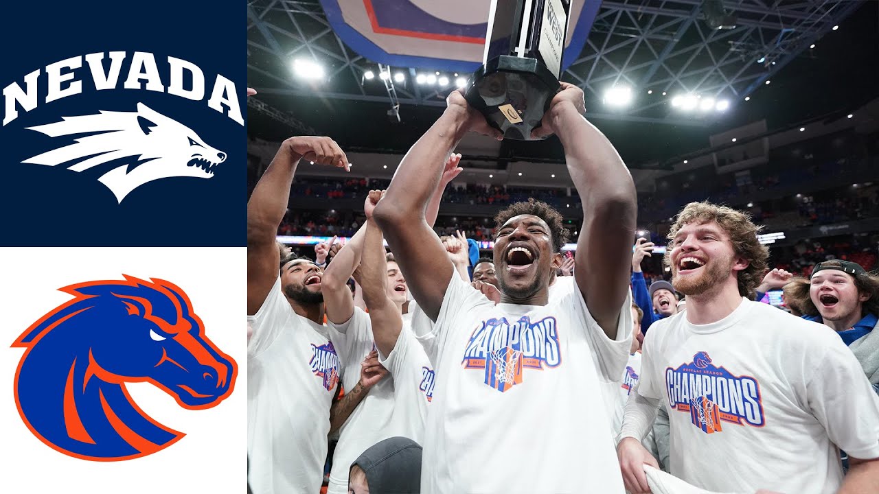 Boise State vs Nevada 2022 Basketball Highlights | MOUNTAIN WEST CHAMPIONS |