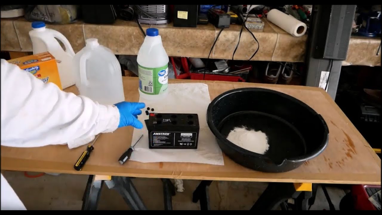 Proof - can a totally dead lead acid battery be restored to life using vinegar?