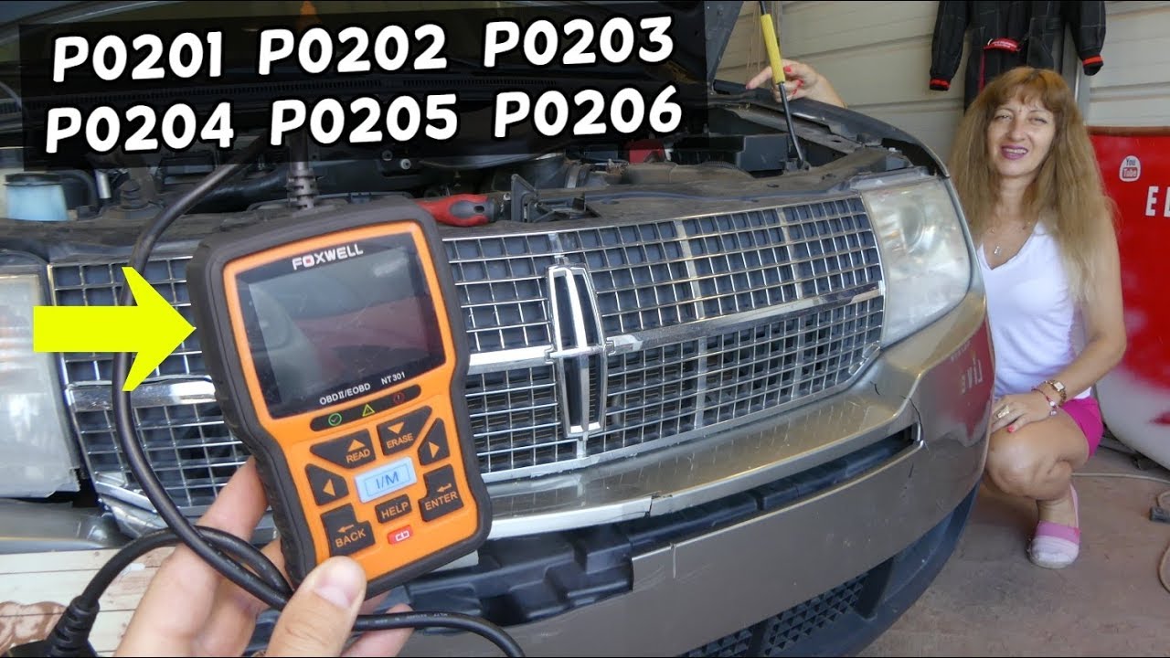HOW TO FIX CODE P0201 P0202 P0203 P0204 P0205 P0206 INJECTOR CIRCUIT OPEN LINCOLN MKX MKZ MKT MKS