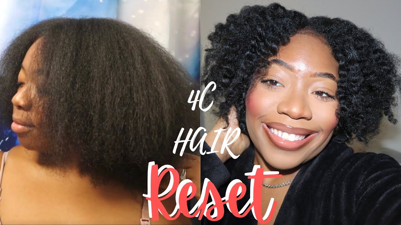 Reset MY 4c Hair With Me!