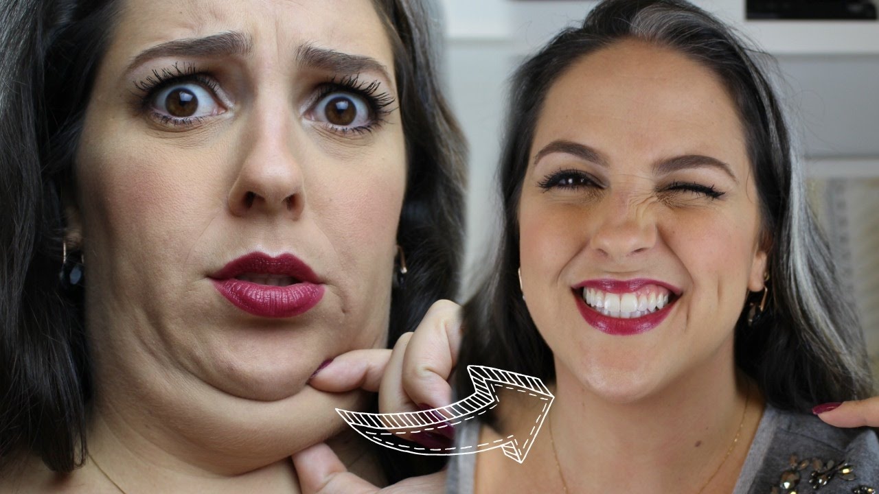 Como disfarçar a PAPADA com maquiagem!