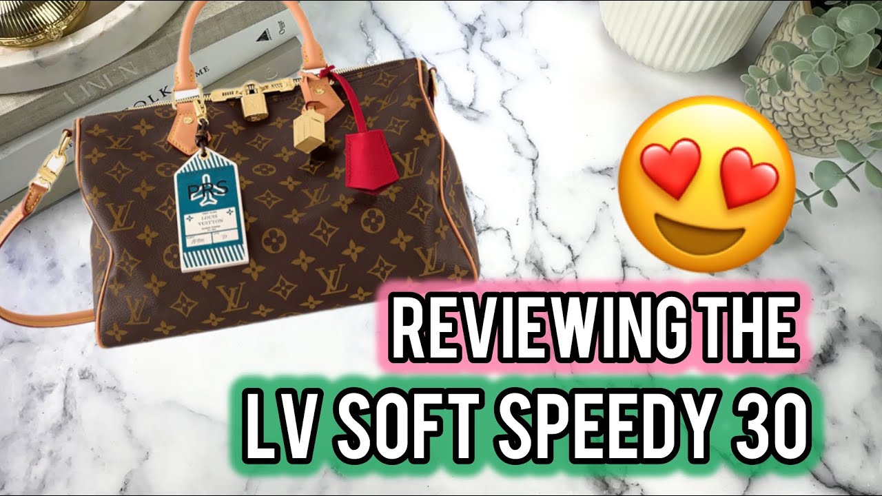 AM I ENTERING MY BIG BAG ERA👀? My Full Review of the Louis Vuitton Speedy Soft 30♥️
