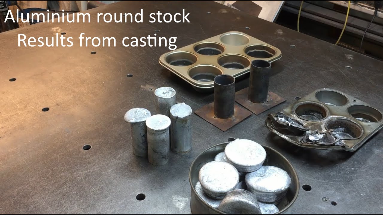 Aluminum round stock - Results from casting