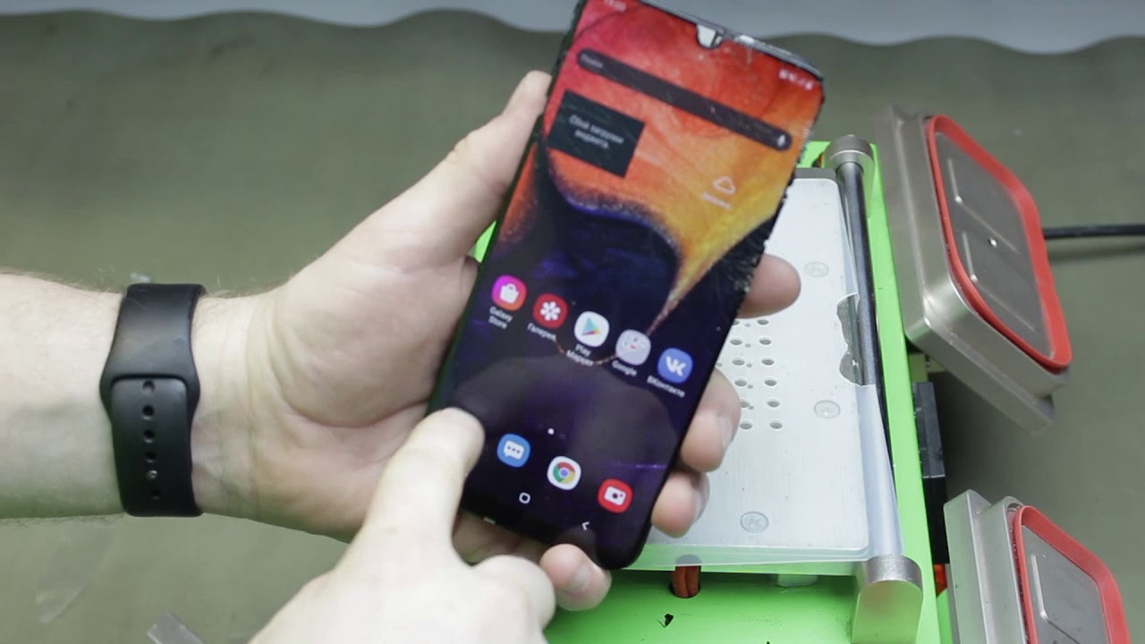 Замена стекла на Samsung A50