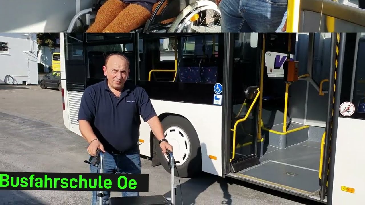 Sicherheit im Bus Rollstuhl und Rollatoren uvm
