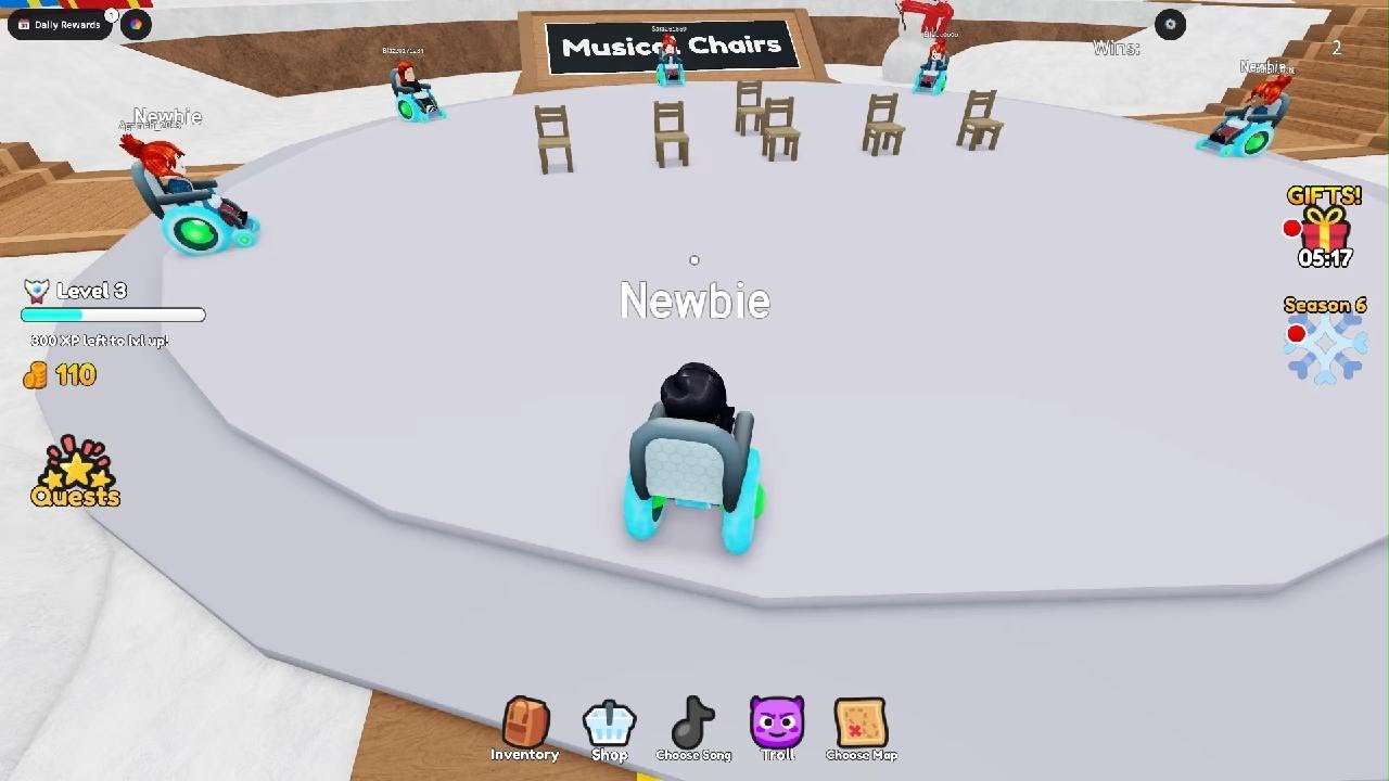 Roblox musical chairs