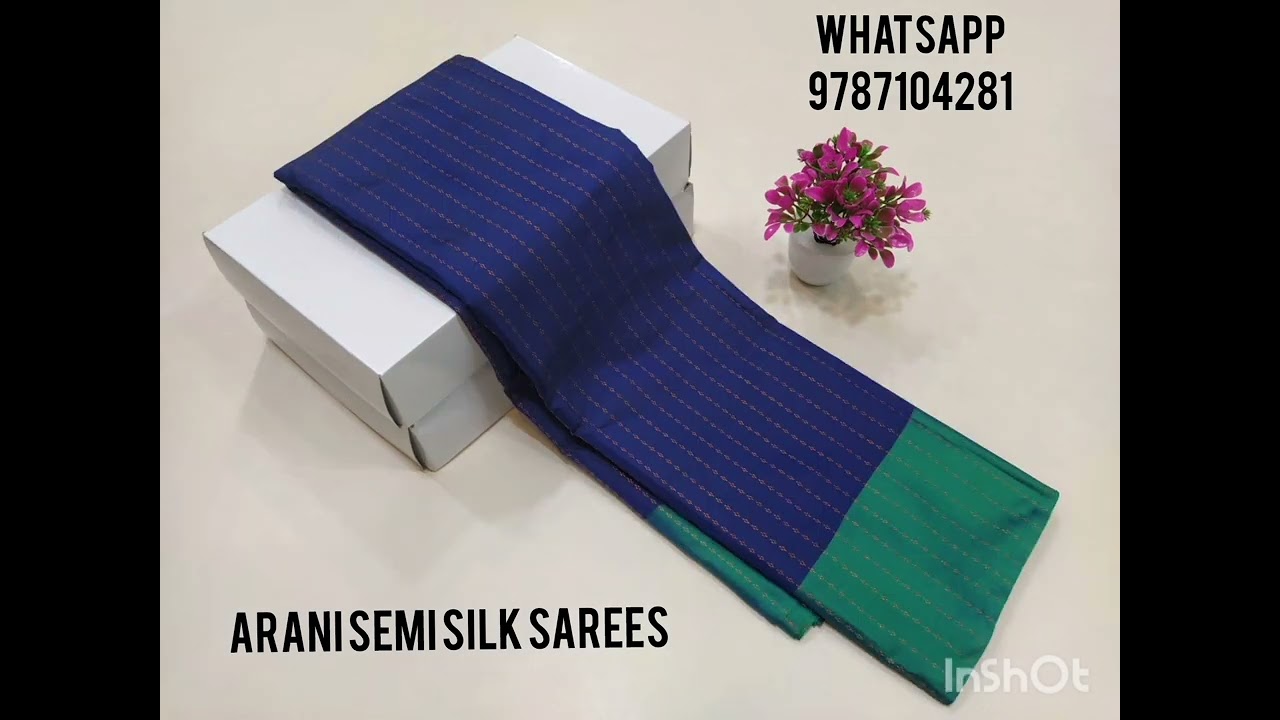 arani semi silk sarees...( WhatsApp 9787104281)
