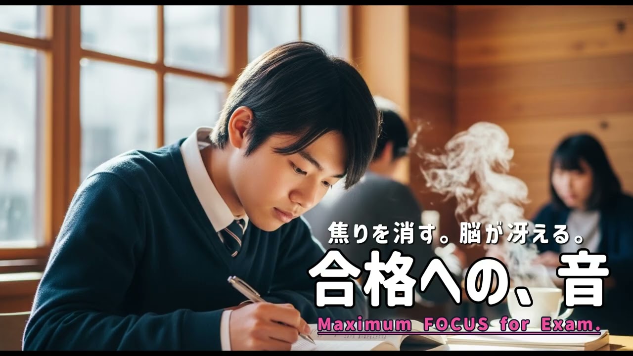 【受験生応援】最後の追い込みで集中力が極限まで高まるLo-Fi BGM｜逆転合格への作業用BGM