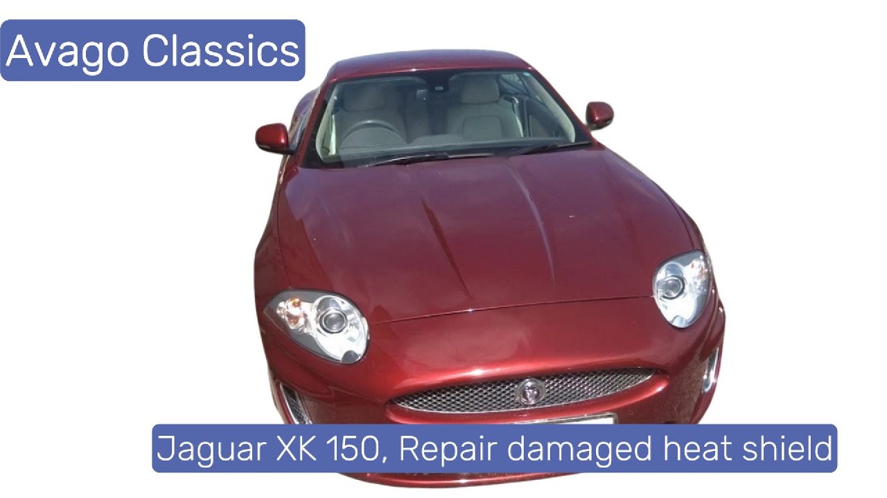Jaguar XK 5.0 Portfolio Coupe heatshield loose
