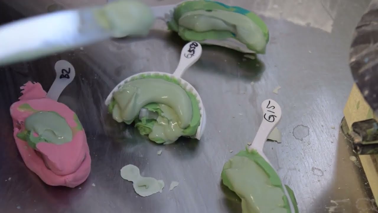 Part of the Process - Pouring Stone Models