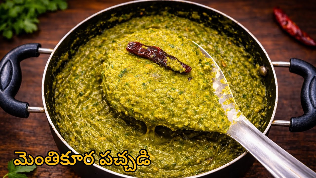 కమ్మనైన మెంతికూర పచ్చడి ఒక్కసారి టెస్ట్ చేస్తే అన్నం మొత్తం పచ్చడితోనే లాగించేస్తారు.#menthikura #yt