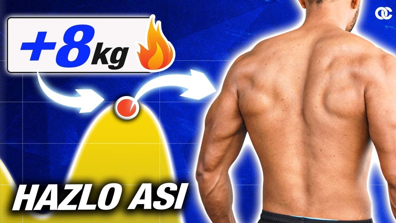 Cómo hacer superávit calórico para GANAR MASA MUSCULAR - Guía completa