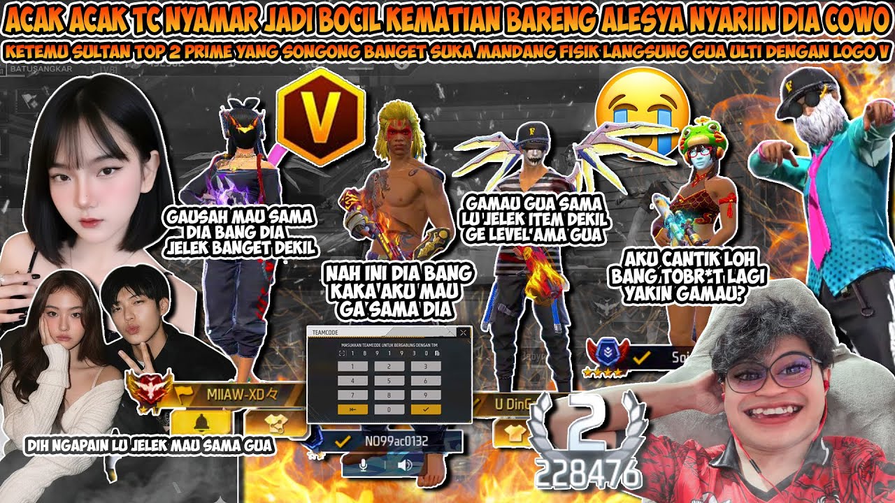 ACAK ACAK TC JADI BOCIL KEMATIAN BARENG ALESYA KETEMU TOP 2 PRIME SONGONG BANGET AUTO KASIH PAHAM !!