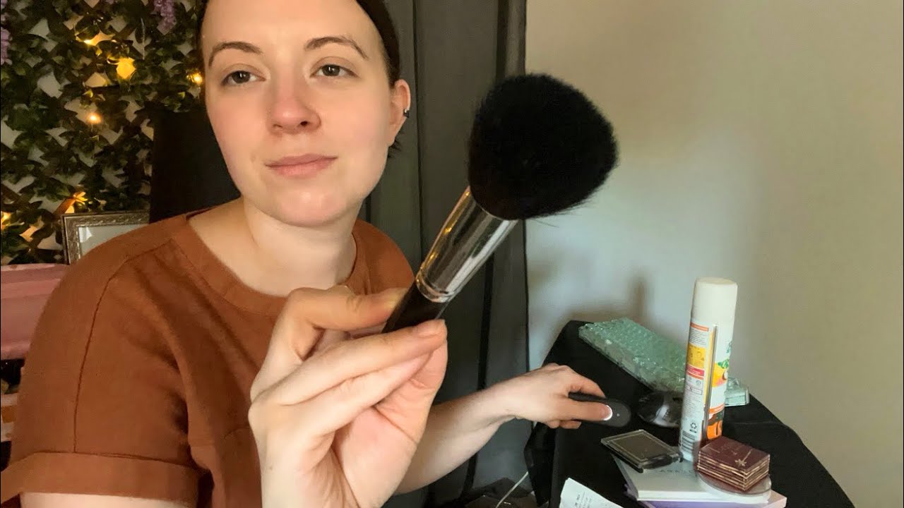 ASMR Makeup Store Role Play (realistic checkout, product sampling, rummaging, scanning)