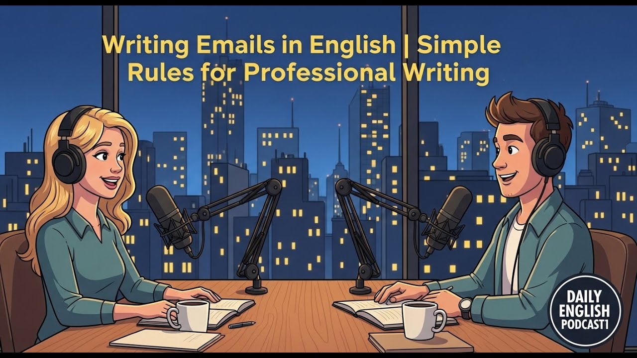 Writing Emails in English | Simple Rules for Professional Writing | Daily English Podcast1
