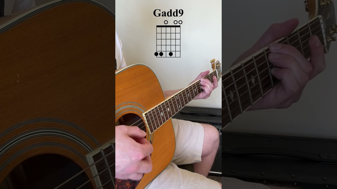 5 Beautiful Chords in Open D Tuning #guitarchords #songwriting #guitarlesson #folkguitar #shorts
