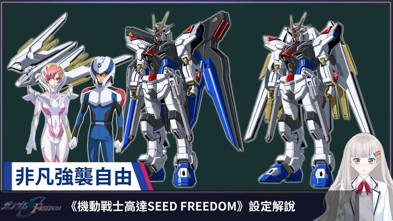 【高達SEED-084】愛與力量的終級合體？突擊自由高達貳式和突擊自由高達極設定解析：橫掃千軍的究極兵器。機動戰士高達SEED FREEDOM設定解說。