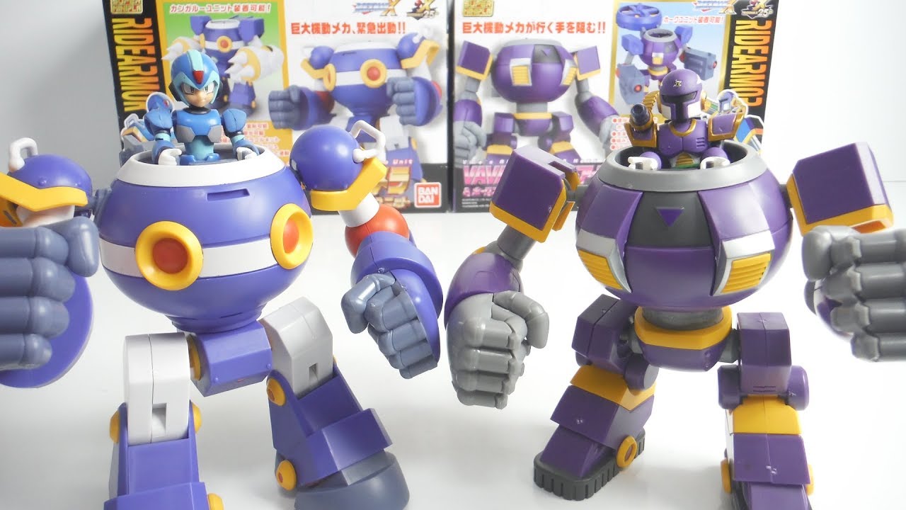 スーパーミニプラ ロックマン ライドアーマー 全２種 開封 Super Mini-pla MegaMan Ride Armor ROCKMAN キメラ VAVA専用 食玩 candy toys