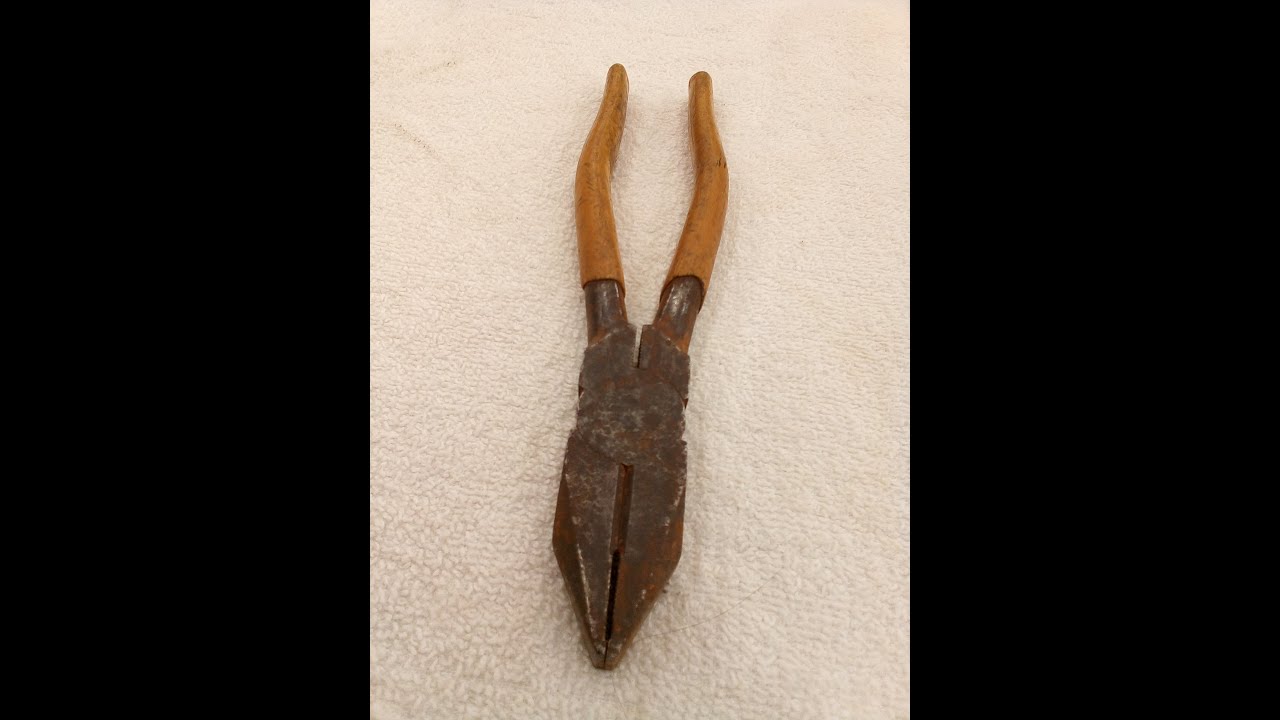 Restoration of linesman's pliers
