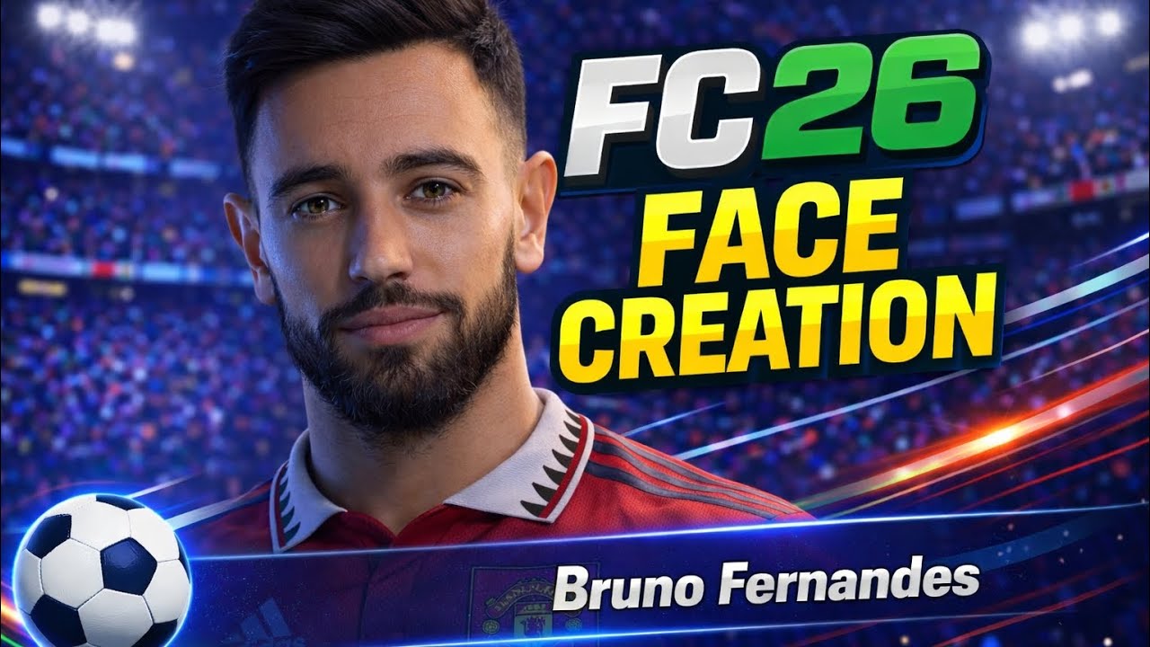 FC 26 Bruno Fernandes Face Tutorial | Creation