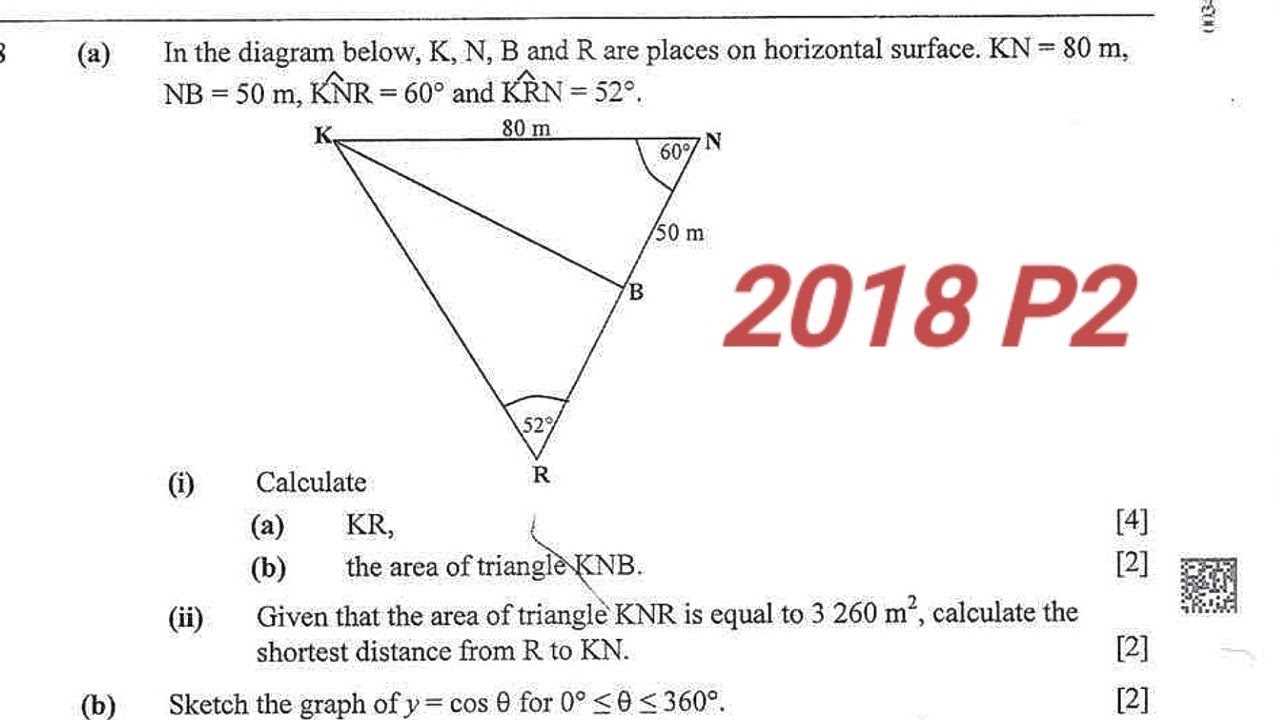 2018 p2 Mathematics || Trigonometry solved #maths