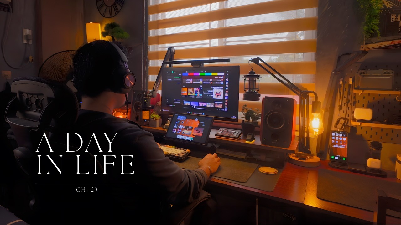 homebody diaries | cozy desk setup upgrade + chill gaming night