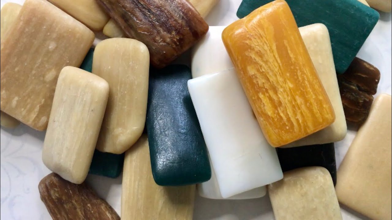 Laundry Soaps | Residues / Cutting Soap / ASMR (no talk 🤫) # 311
