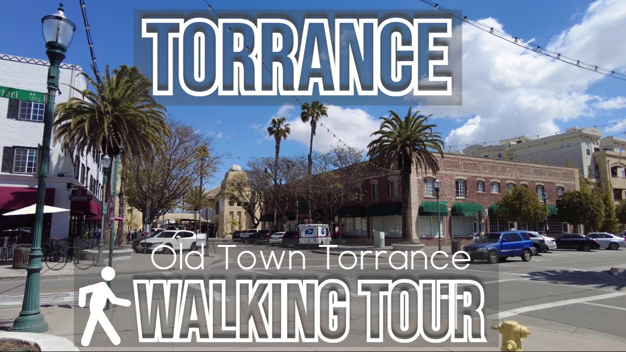 💈 Old Town Torrance Walking Tour 4K