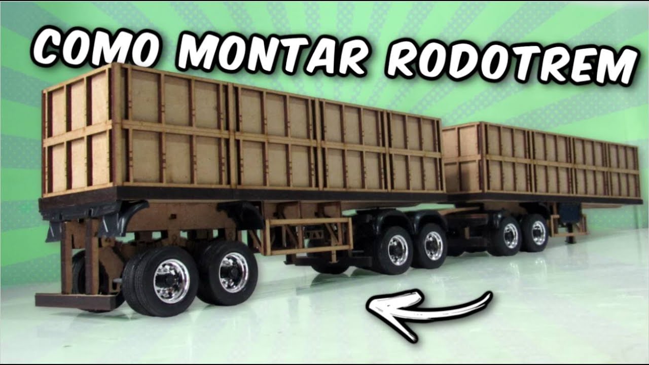 MINI CARRETA RODOTREM 25 METROS | TUTORIAL COMPLETO