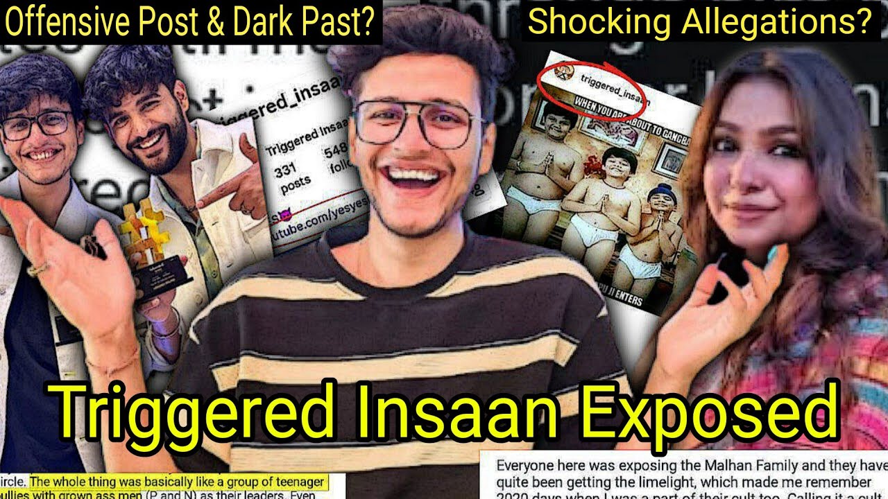 TRIGGERED INSAAN's DARK SIDE EXPOSED: OFFENSIVE MEMES, BULLY TEEN  GANG + DISCORD DRAMA