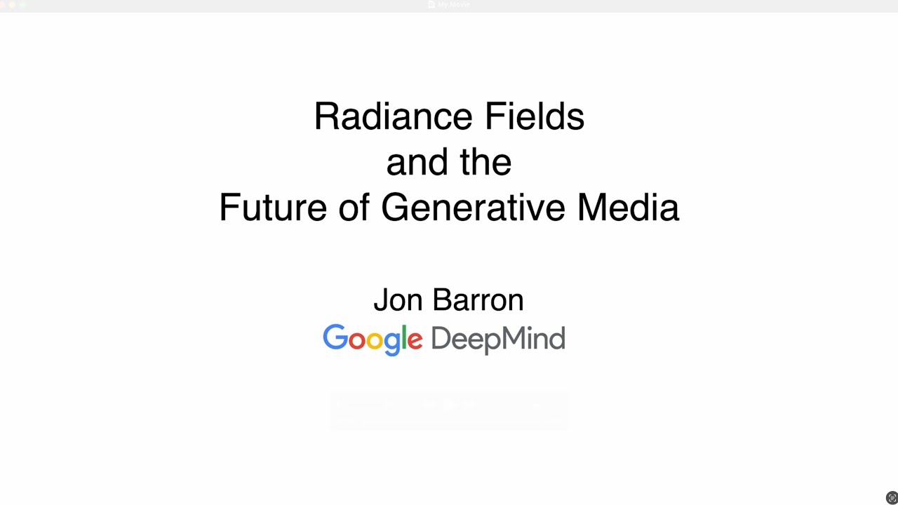 Radiance Fields and the Future of Generative Media