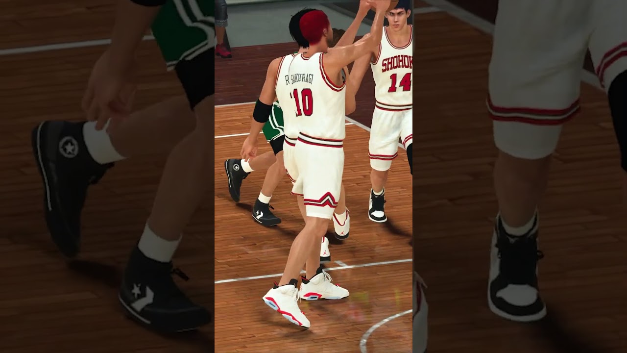 👌🏼NICE FAKE AND PUTBACK BY HANAMICHI AND SAKURAGI | SHOHOKU VS SHOYO | SLAMDUNK MOD