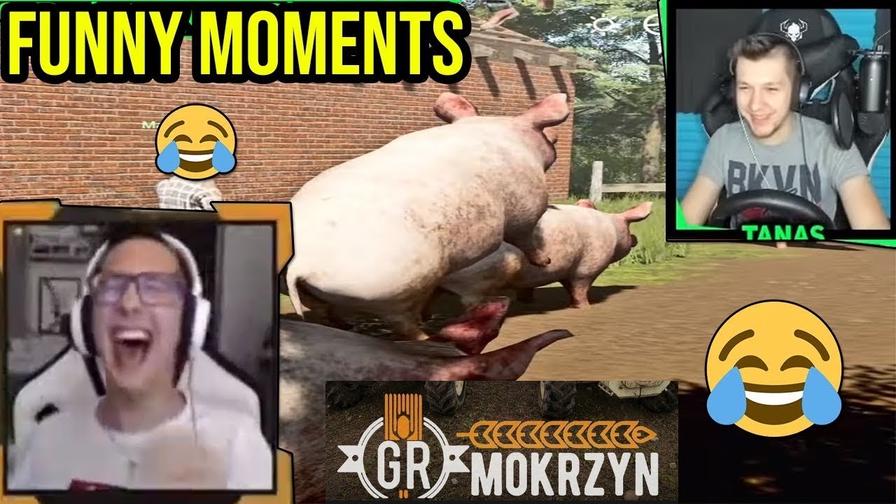 🐷Funny Moments GR MOKRZYN🧠NAJLEPSZE MOMENTY W FARMINGU FS 19😂😂