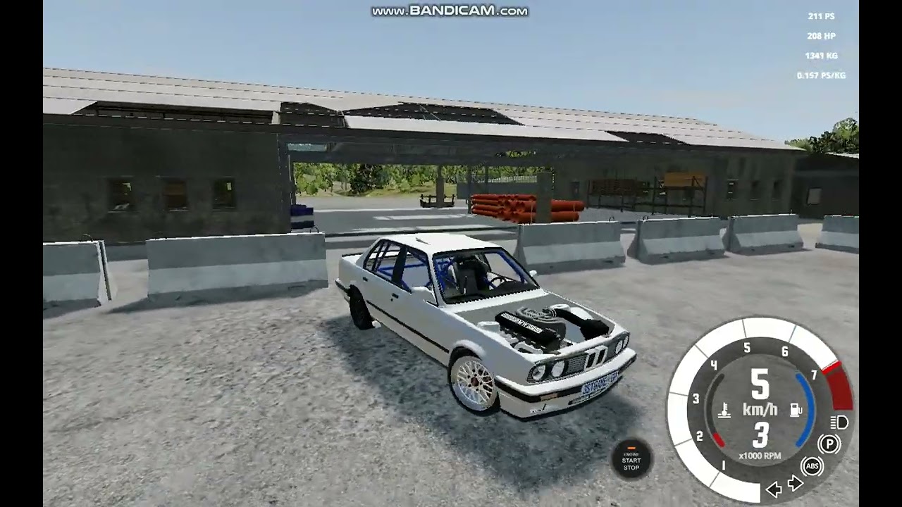Legendary M20b27 is Back in Beamng Drive Spinning 