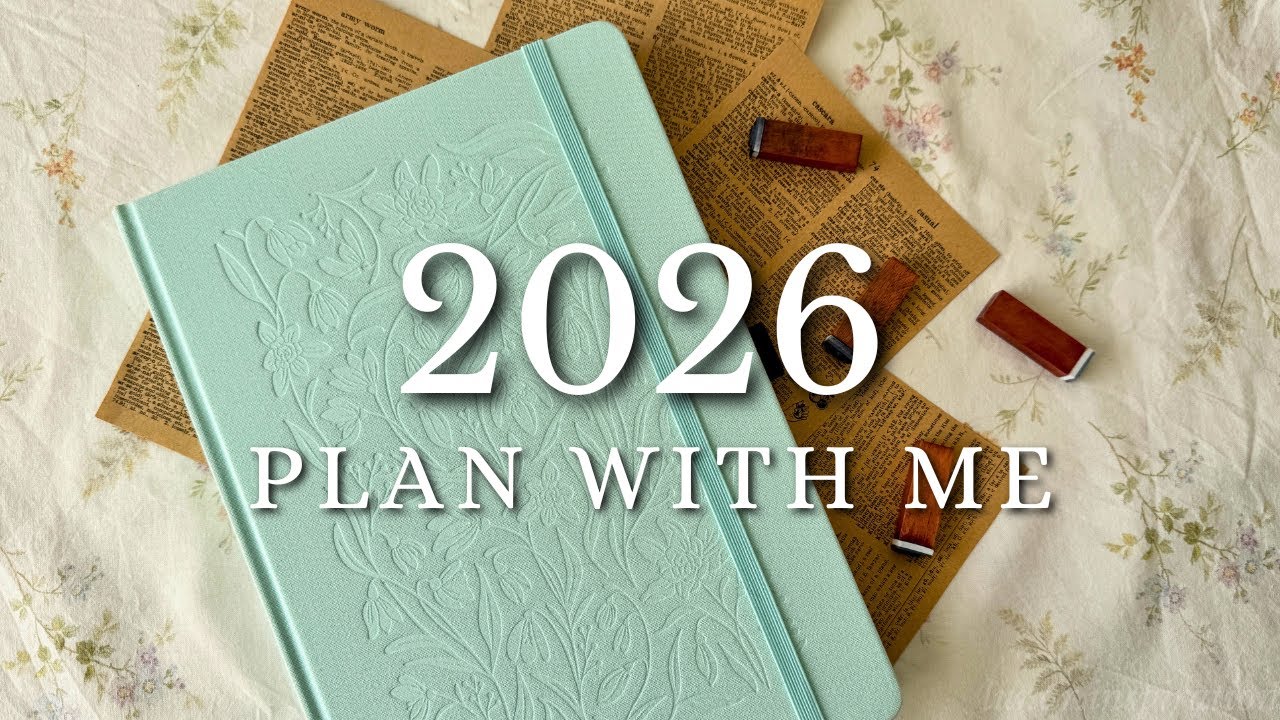 Планируйте вместе со мной на 2026 год | Оформление ежедневника Bullet Journal