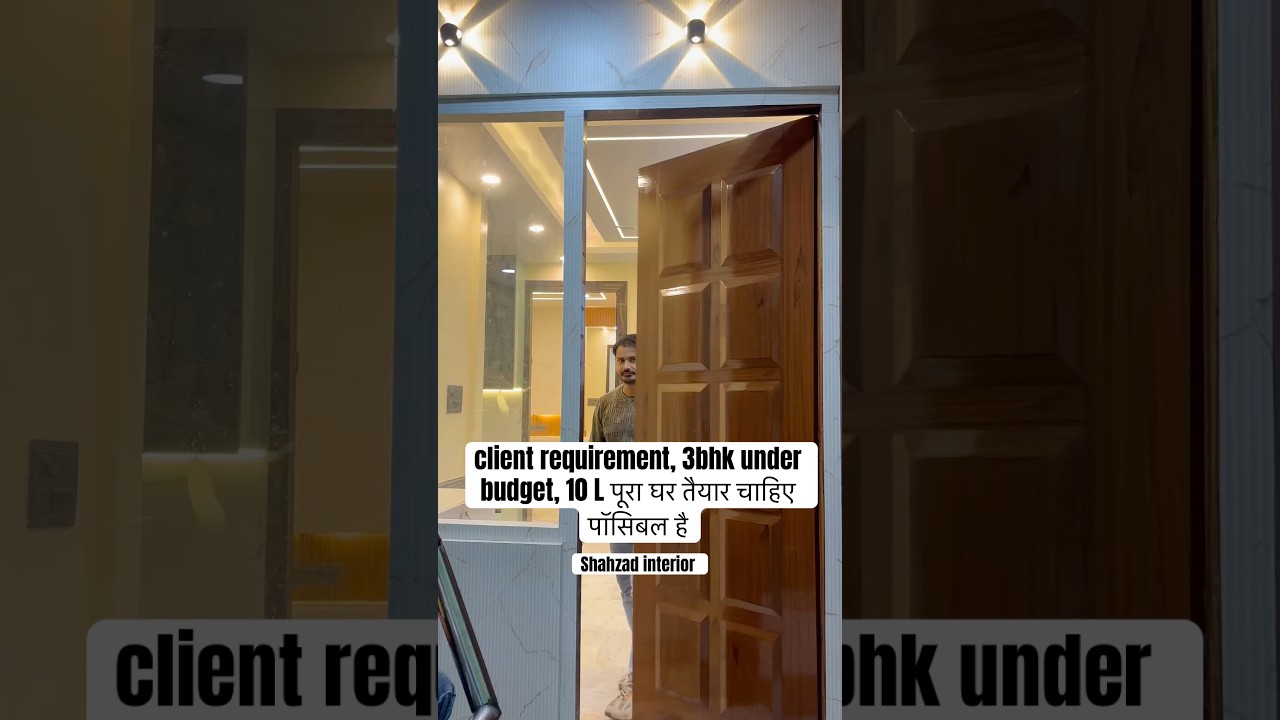 ✨ Stunning 3BHK Interiors in Noida ncr Delhi Ghaziabad 🏡| Modern Design Ideas💫😍