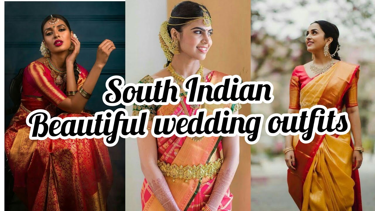 South Indian bridal beautiful saree collection 2022||bridal saree ideas for South Indian bridals